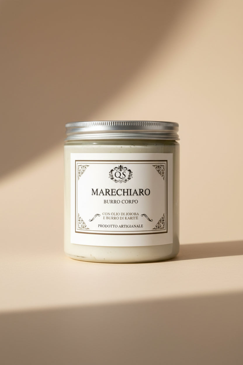 Marechiaro burro corpo puro artigianale fragranza marina sale mirto agrumi pelli molto secche