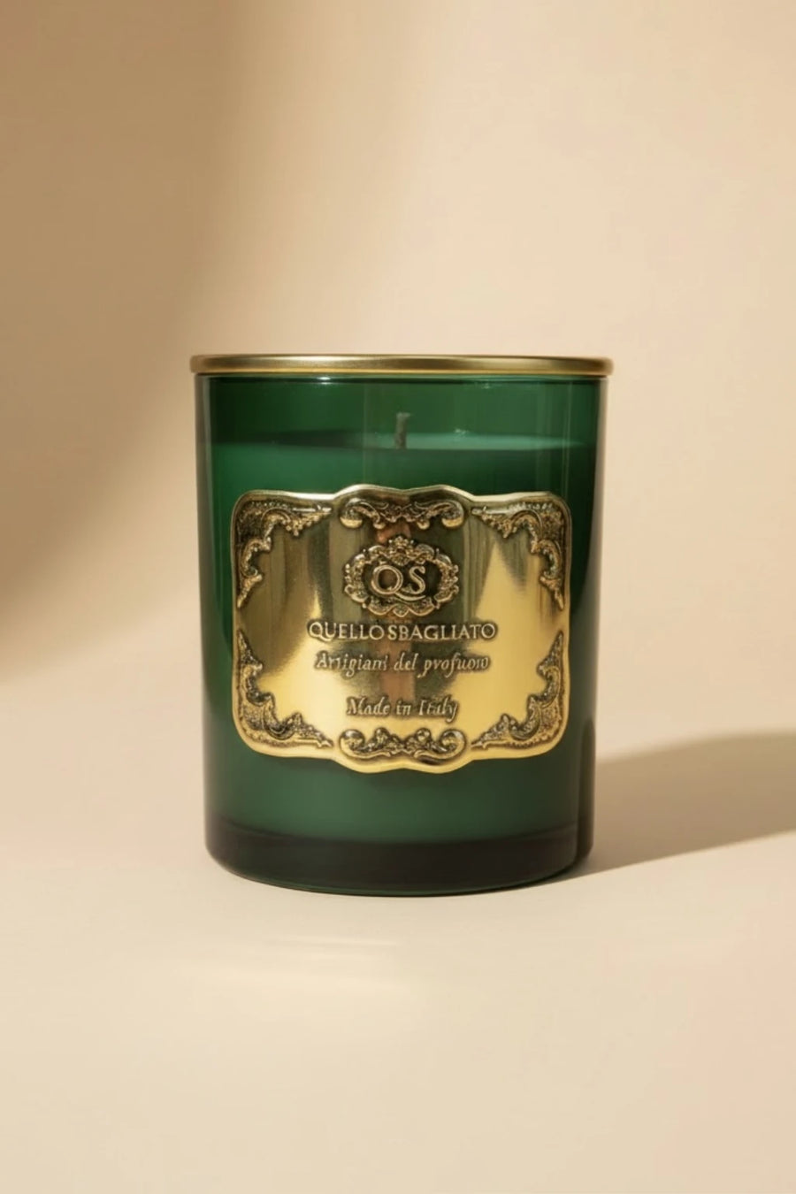 Candela profumata Ambra Luxury in cera di soia biologica