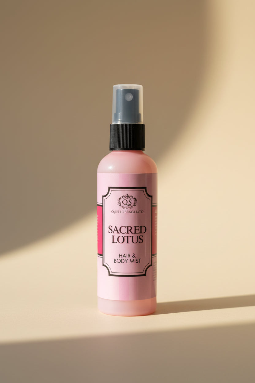 Sacred Lotus spray profumato corpo e capelli aloe vera note di loto idratante