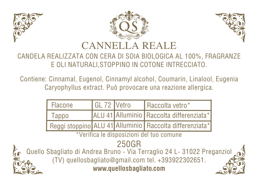 Cannella Reale - Quello Sbagliato Shop