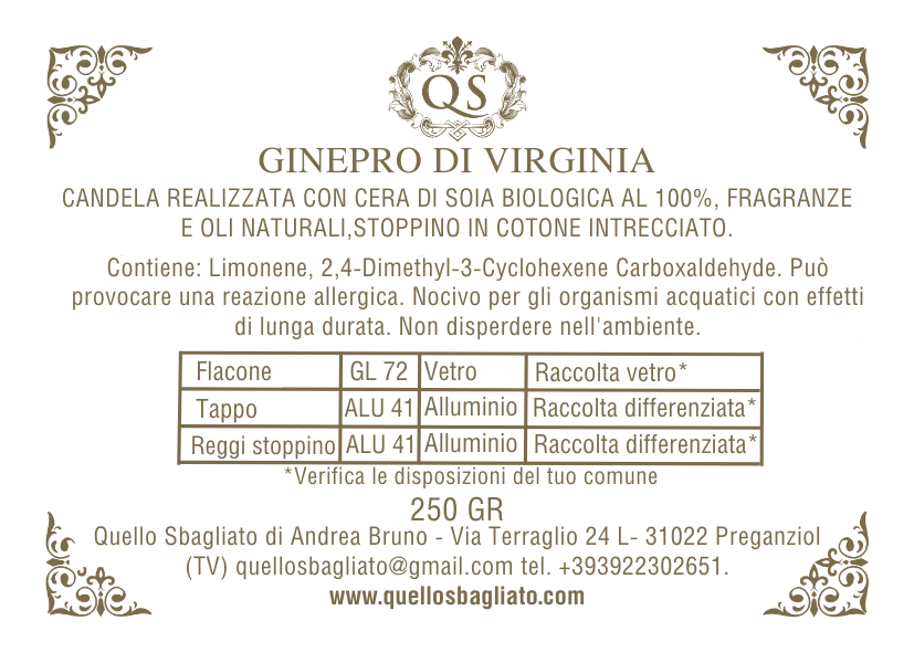 Ginepro di Virginia - Quello Sbagliato Shop