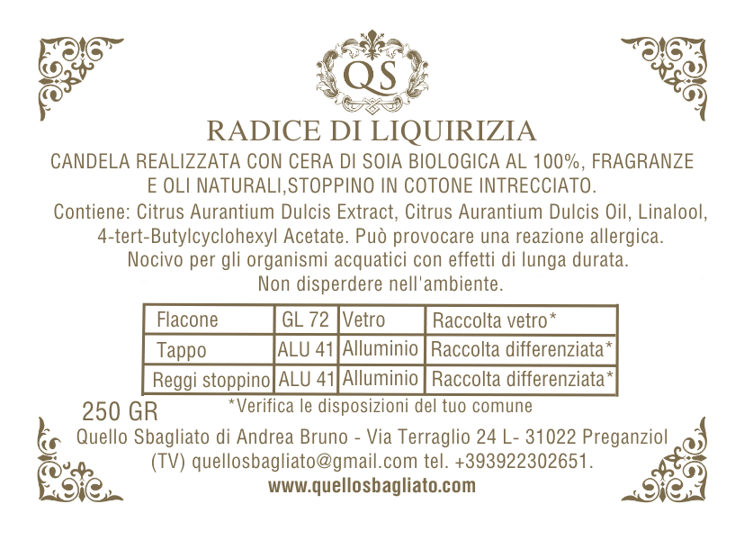 Radice di Liquirizia - Quello Sbagliato Shop