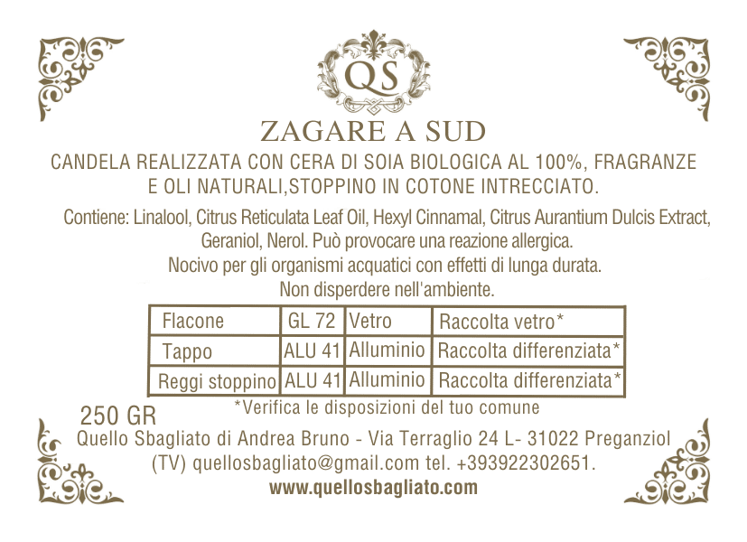 Zagare a Sud - Quello Sbagliato Shop