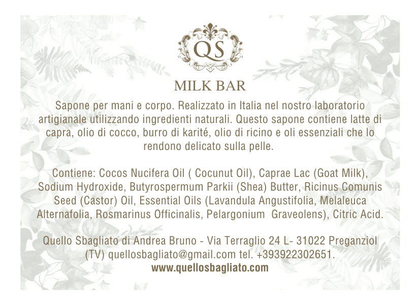 Sapone al latte di capra - Quello Sbagliato Shop