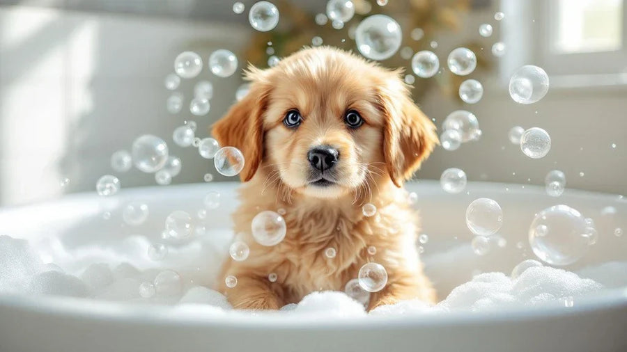 Come fare il primo bagnetto al cucciolo: guida completa