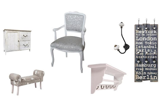 Acquisti on line: mobili ed accessori per la casa in stile shabby chic