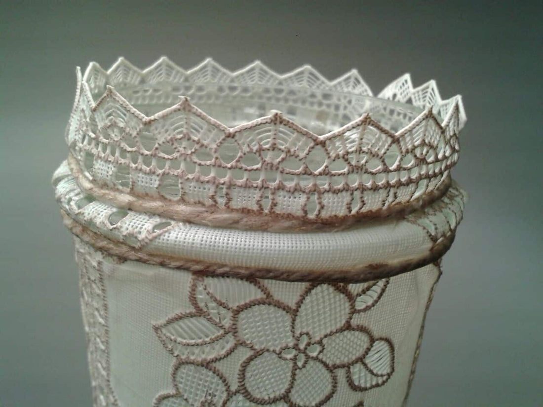 Romantici portacandele shabby chic... fai da te!