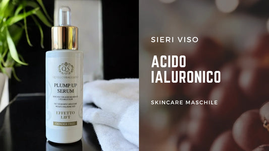 Beauty routine maschile: siero viso all’acido ialuronico