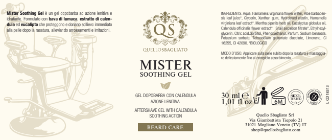 Mister Soothing Gel - Quello Sbagliato Shop