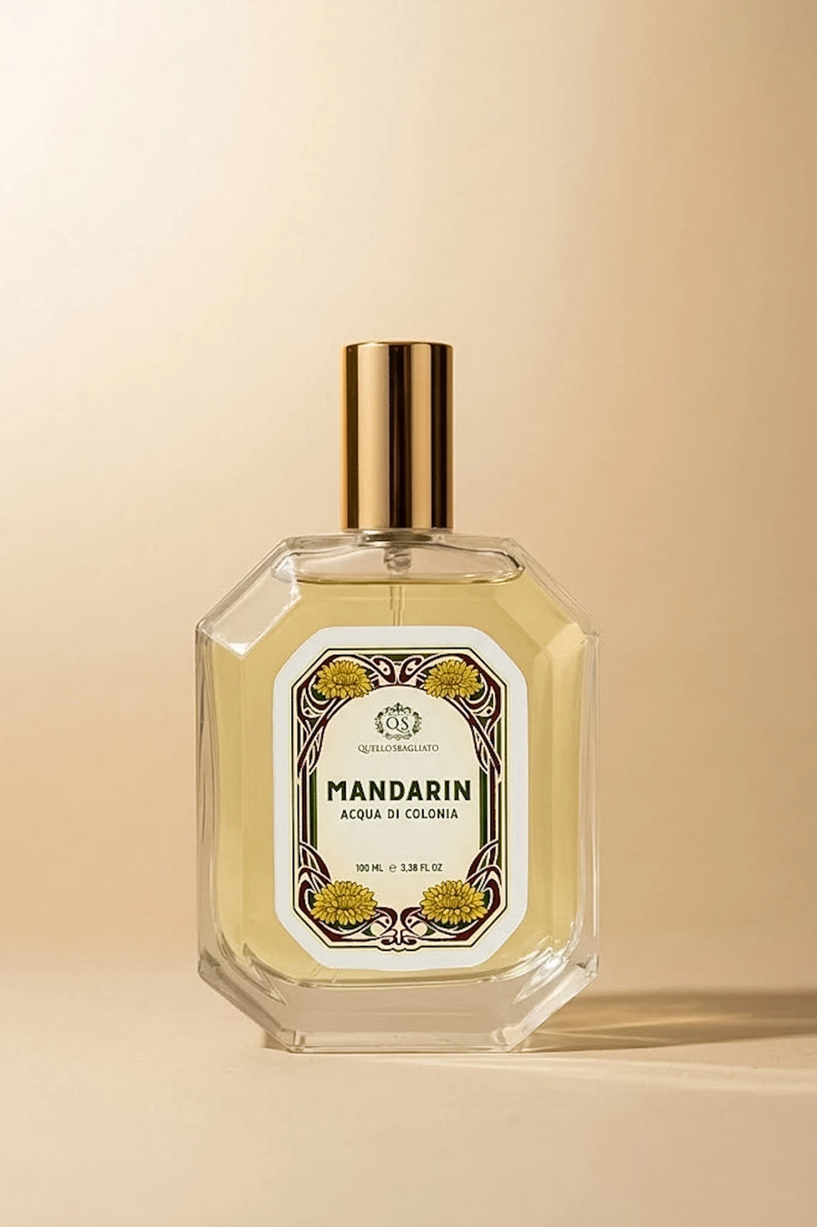 Flacone acqua di colonia Mandarin al mandarino e sale artigianale 100ml di Quello Sbagliato