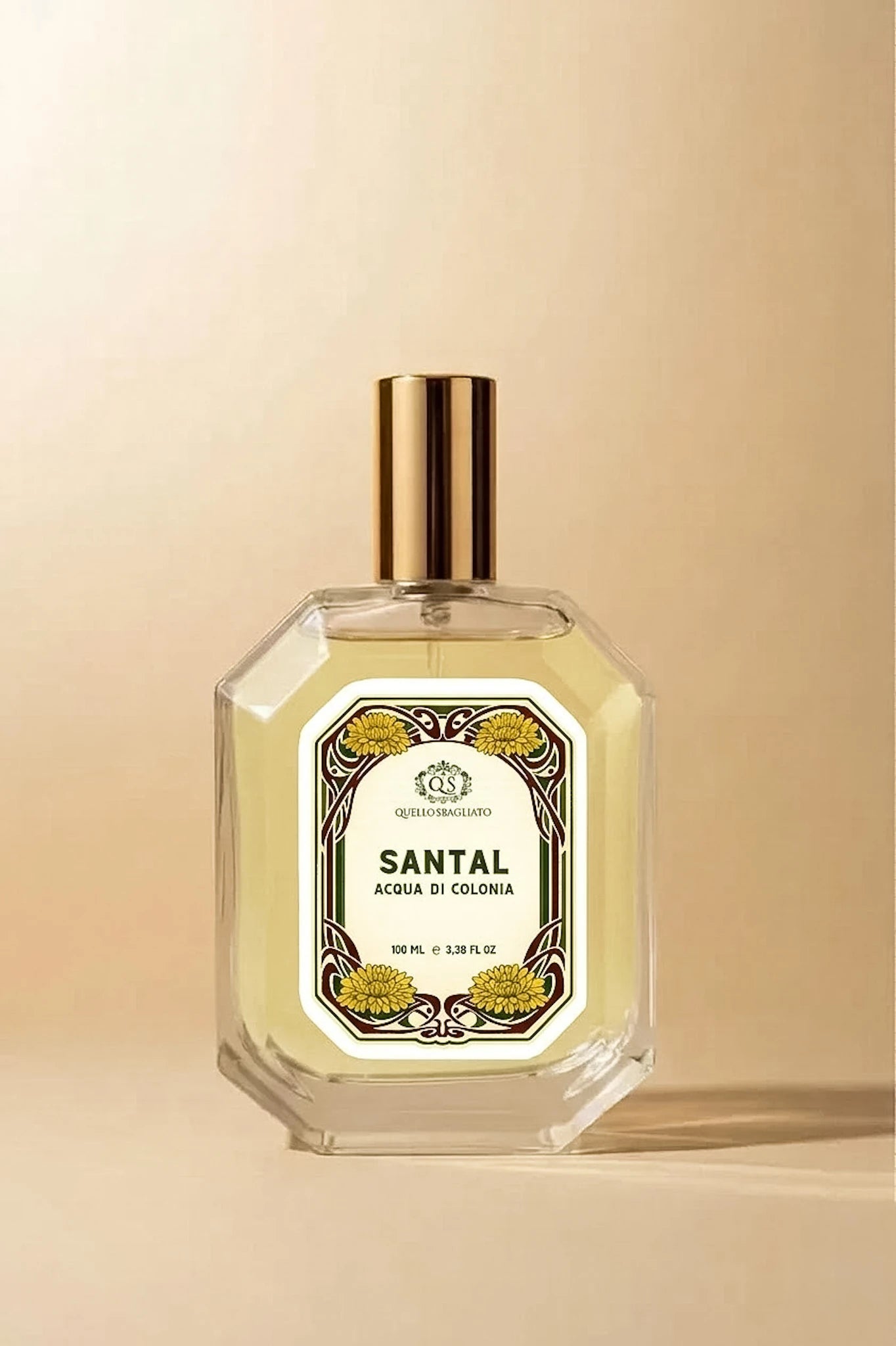 Flacone acqua di colonia Santal al sandalo artigianale 100ml di Quello Sbagliato