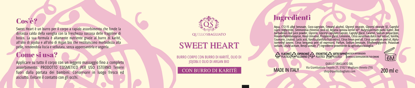 Sweet Heart - Burro corpo