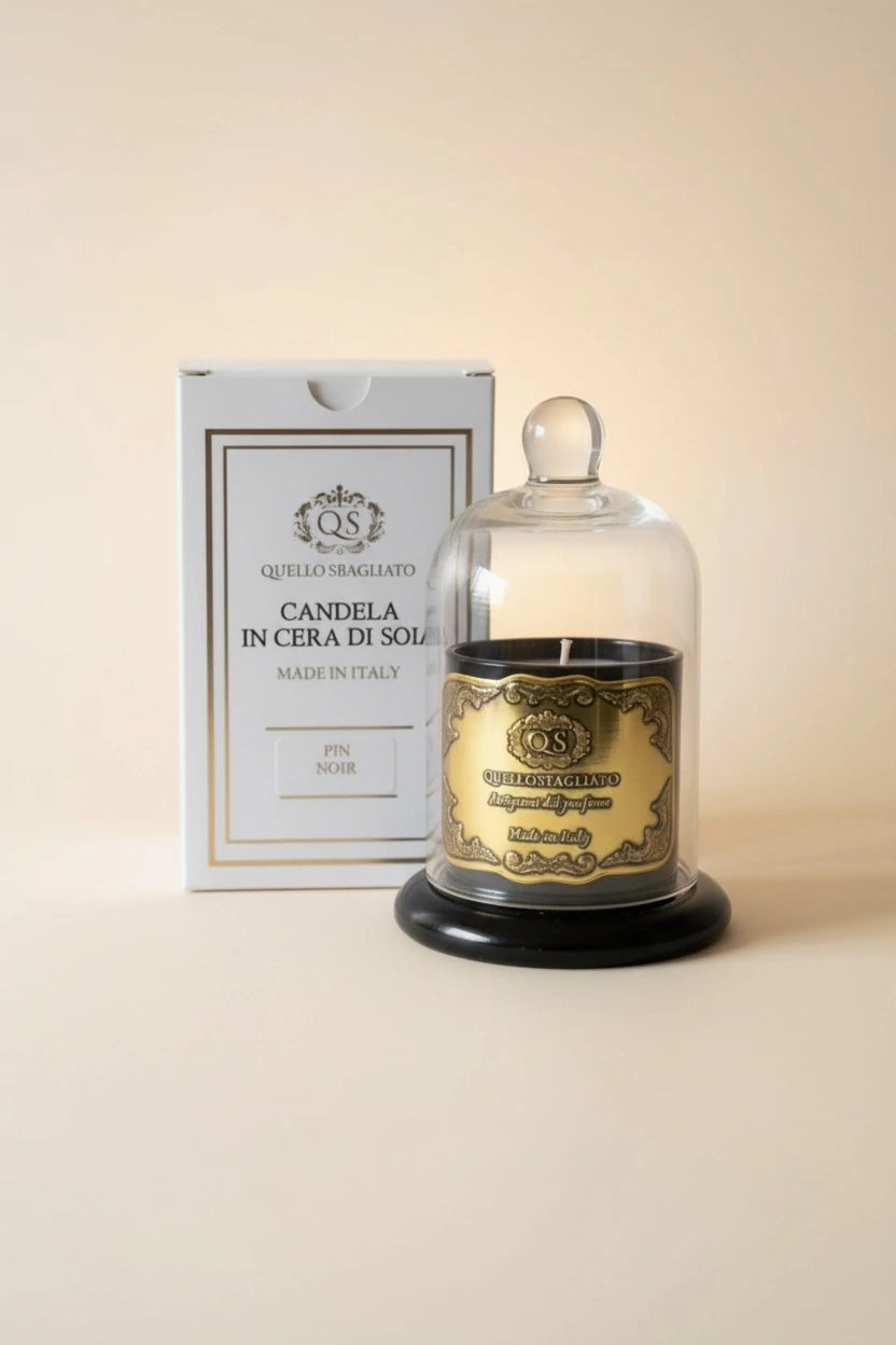 Candela profumata lusso campana nera di Quello Sbagliato