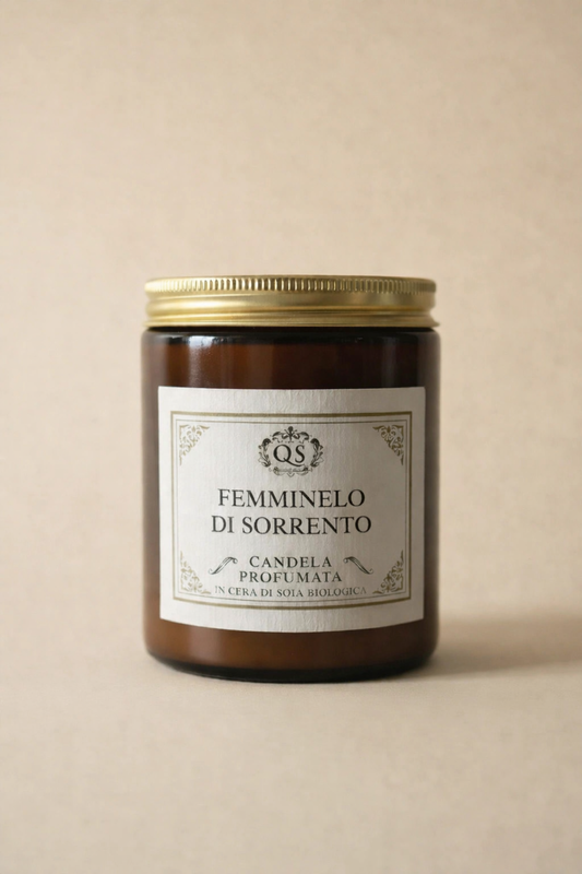 Candela profumata Femminello di Sorrento in cera di soia di Quello Sbagliato