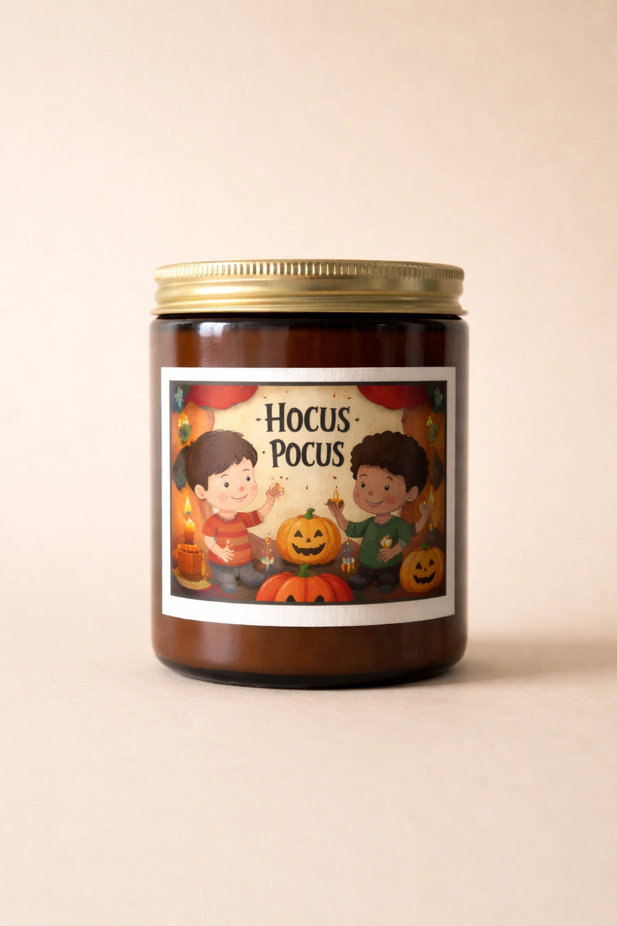 Candela profumata Hocus Pocus halloween in cera di soia di Quello Sbagliato