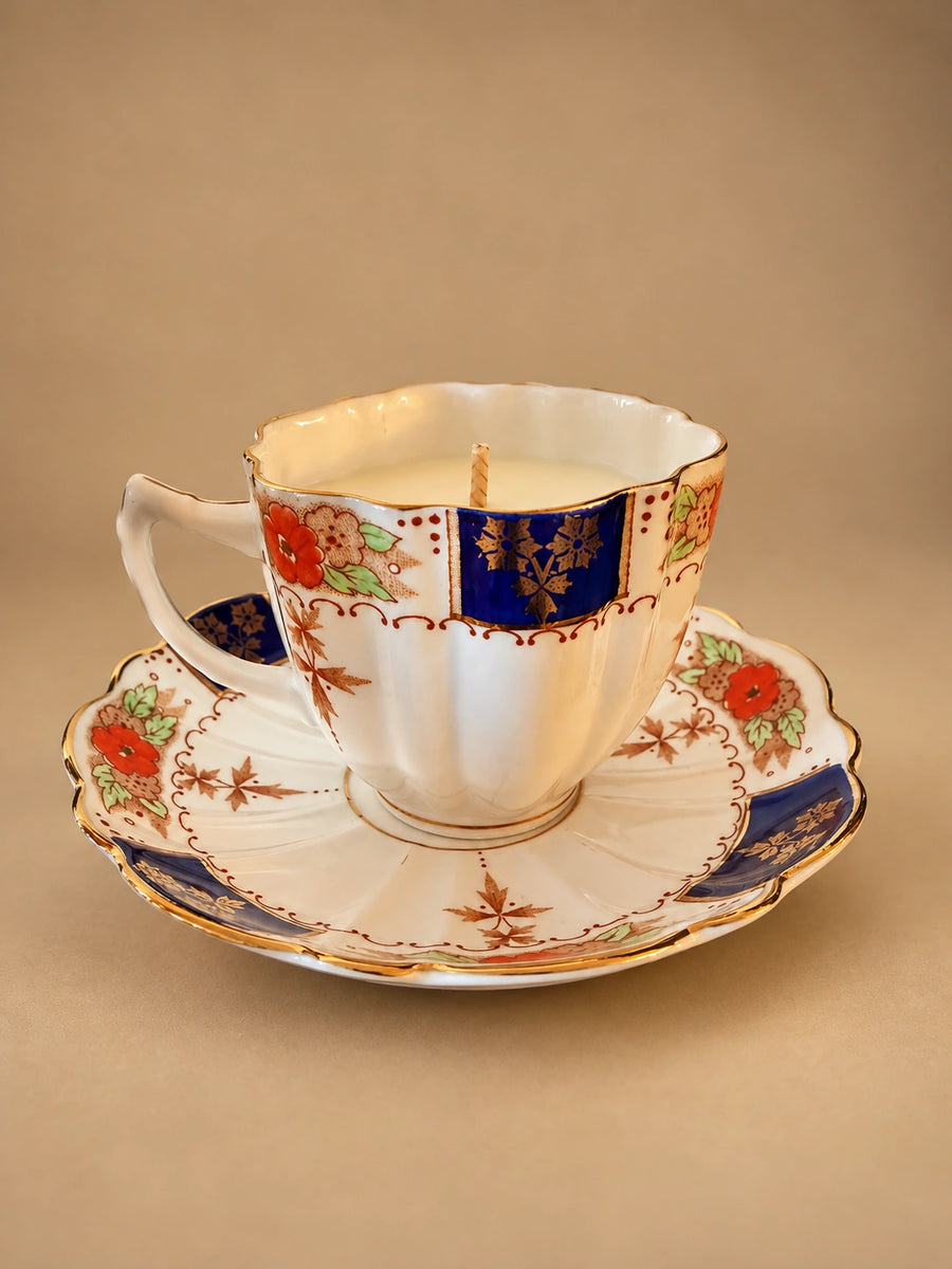 Candela in Tazza Vintage – Modello IV