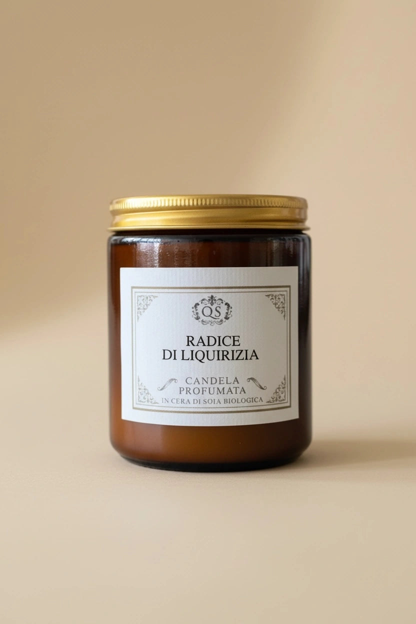Candela profumata Radice di Liquirizia in cera di soia di Quello Sbagliato