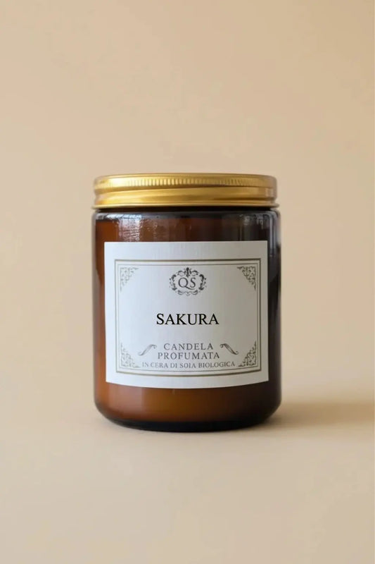 Candela profumata Fiori di Ciliegio in cera di soia