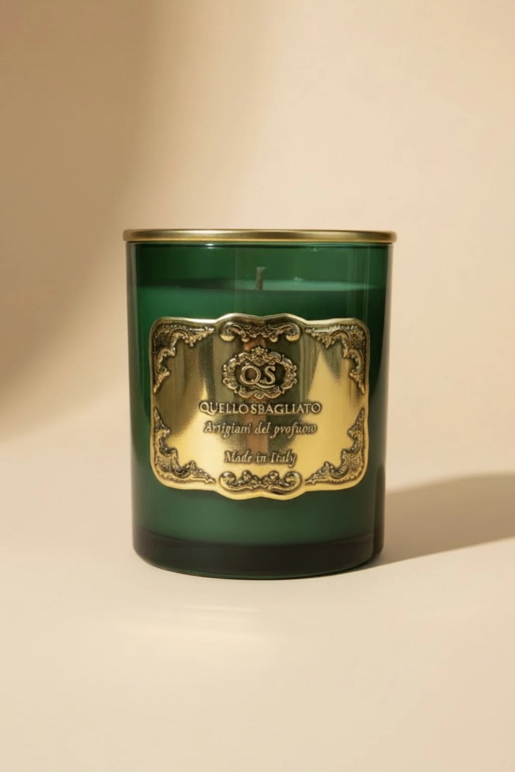 Candela profumata Ambra Luxury in cera di soia biologica