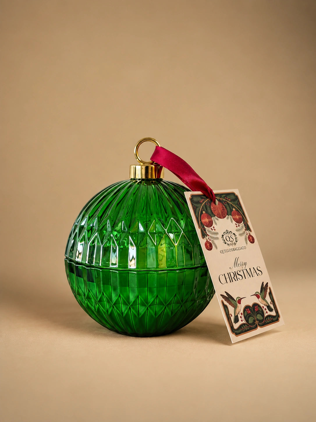 Pallina di Natale - Candela Ginepro di Virginia