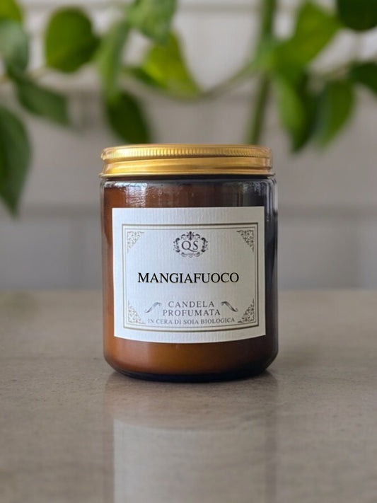 Mangiafuoco - Candela incenso e legni