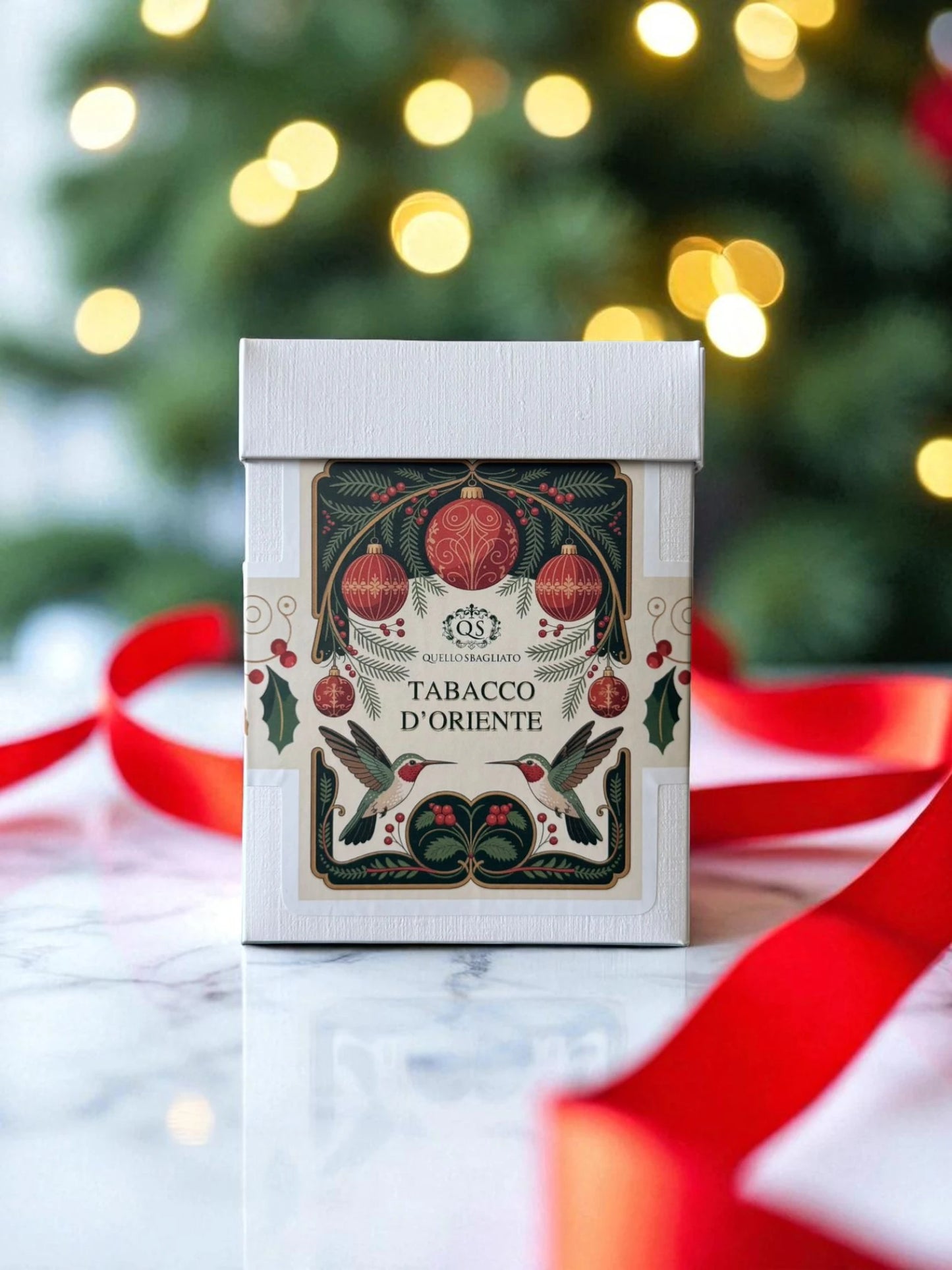 Pallina di Natale - Candela Tabacco d'Oriente
