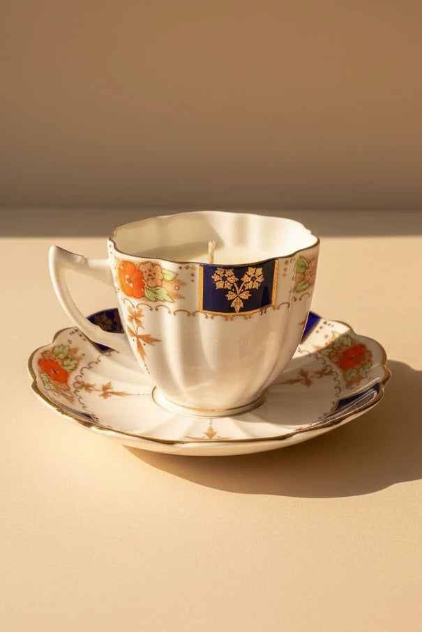 Candela in Tazza Vintage – Modello IV