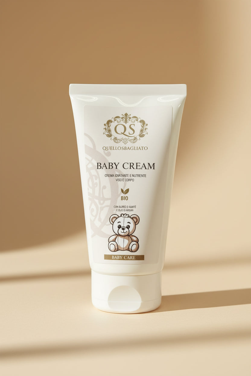 Crema viso e corpo neonato idratante e delicata per pelle sensibile