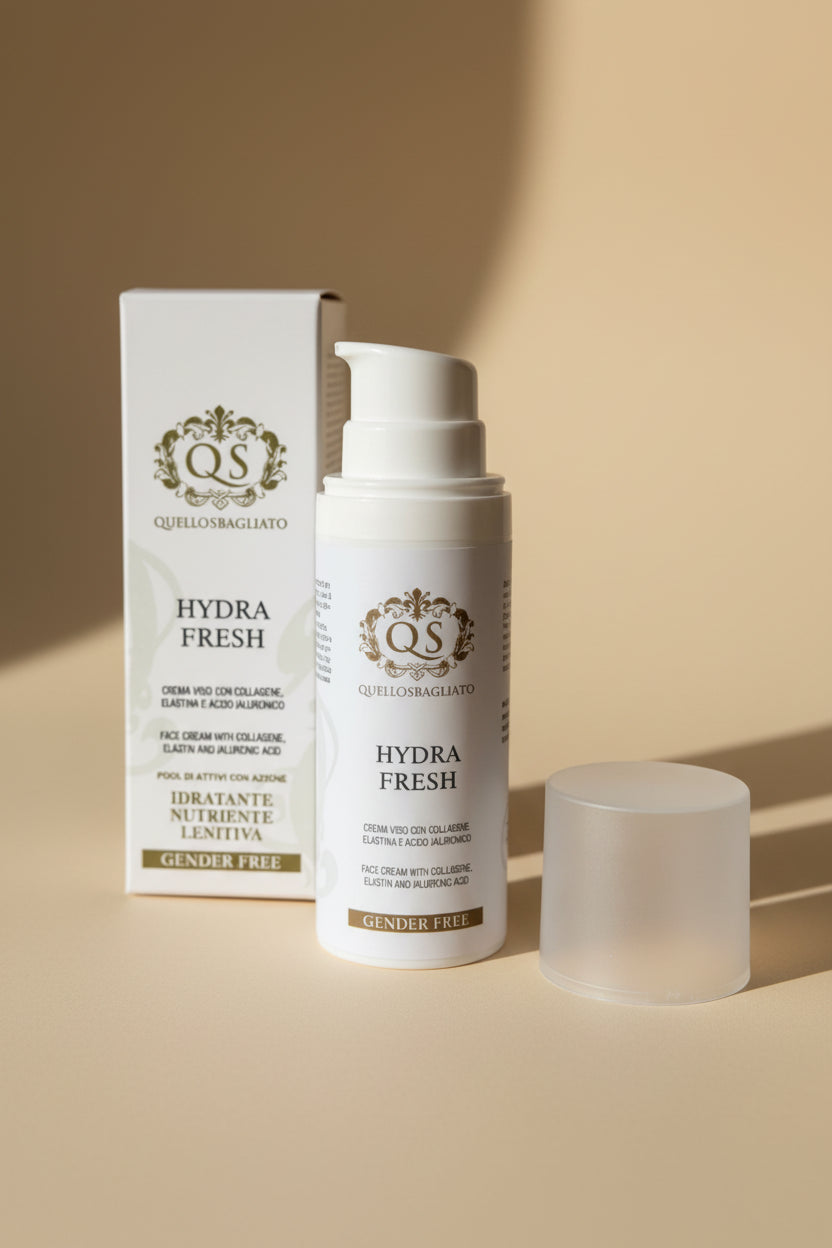 Crema viso idratante texture leggera rapido assorbimento opacizzante
