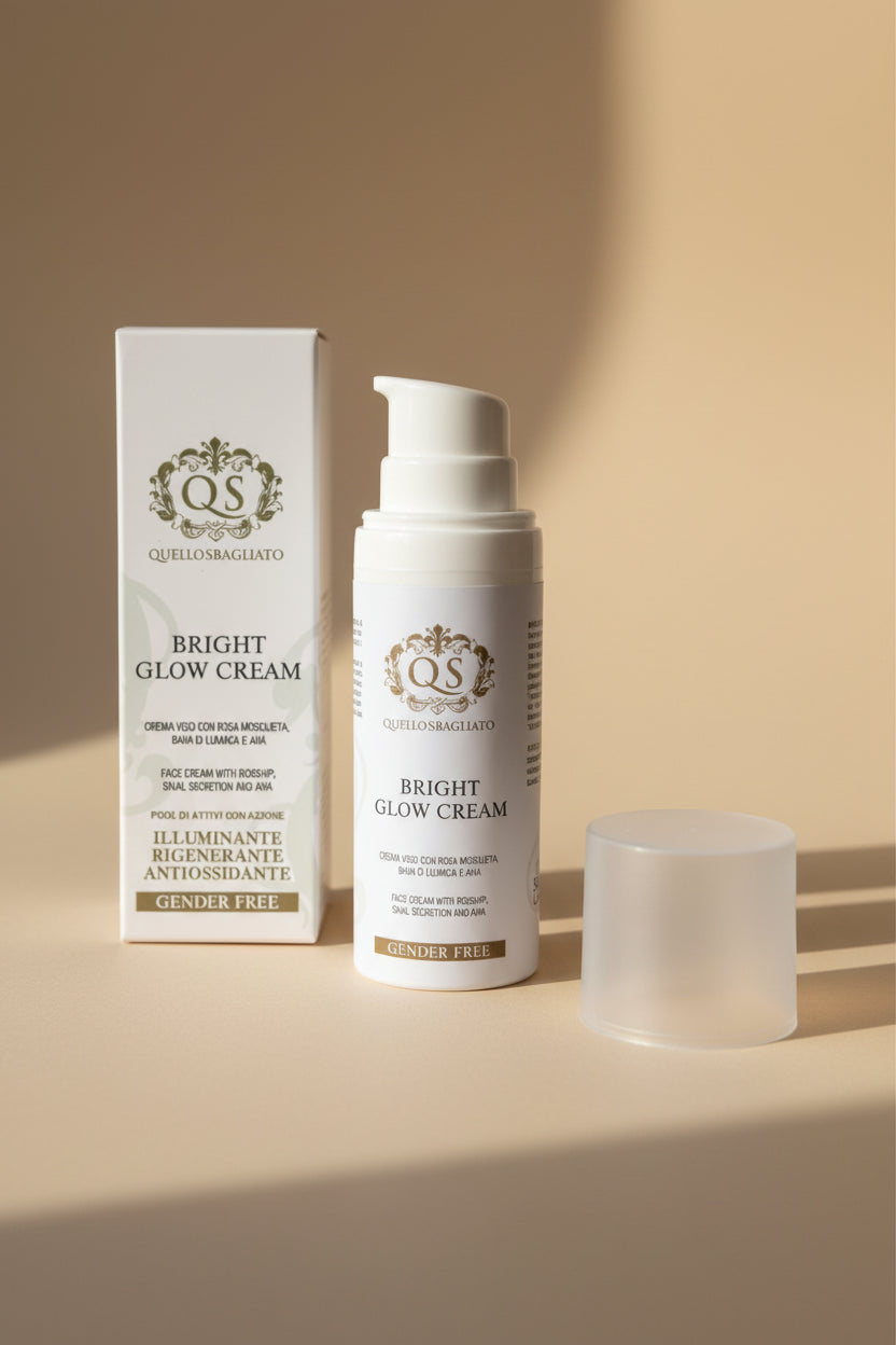 Crema viso illuminante texture cremosa effetto glow rosa mosqueta