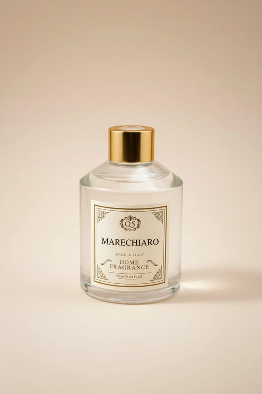 Diffusore bastoncini Marechiaro 250ml vetro capsula dorata artigianale italiano Quello Sbagliato