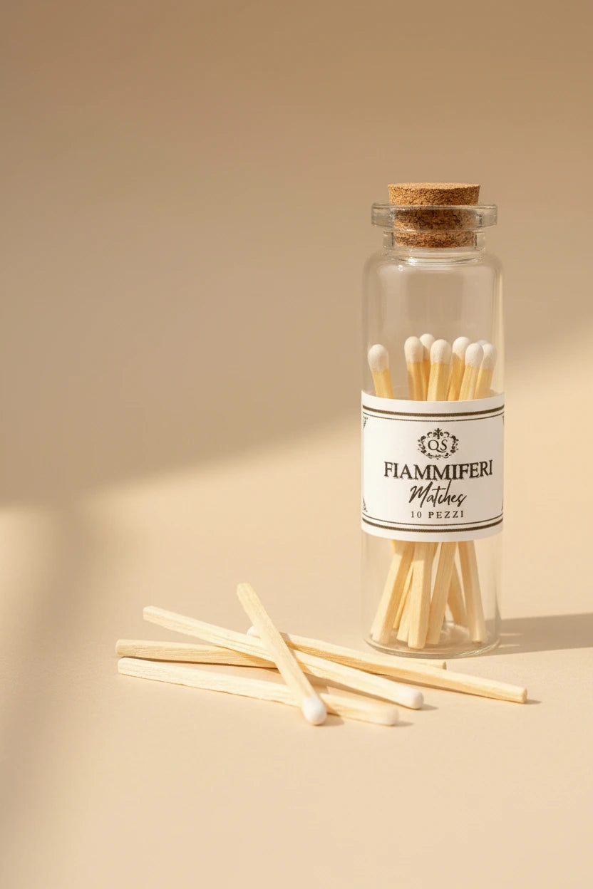 Fiammiferi decorativi per candele artigianali