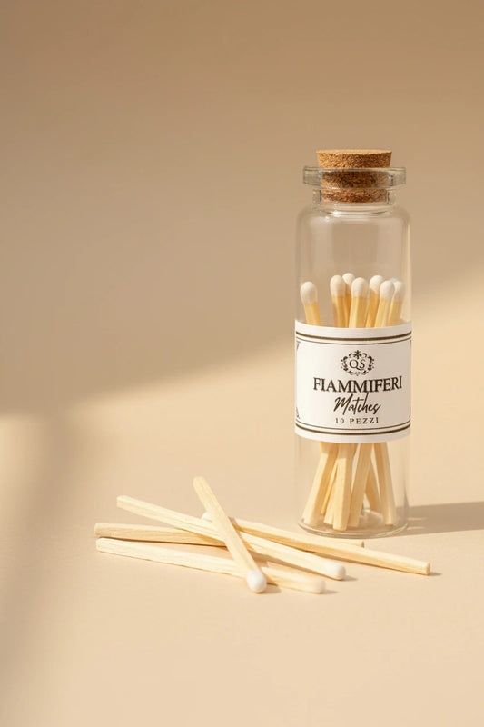 Fiammiferi decorativi per candele artigianali