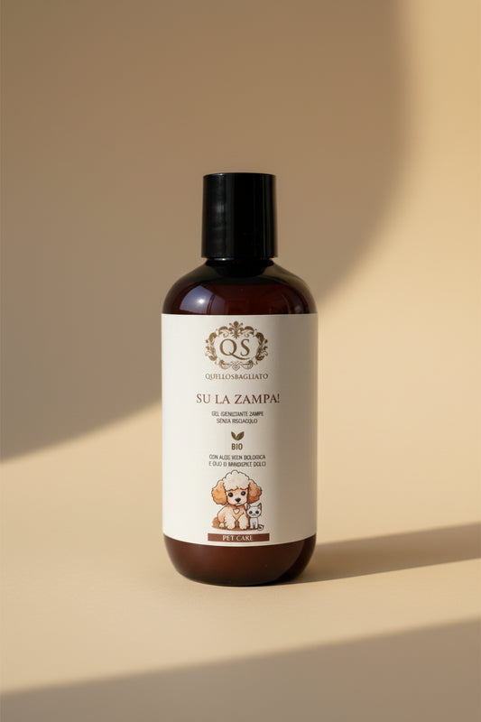 gel igienizzante zampe animali domestici prodotto naturale Quello Sbagliato