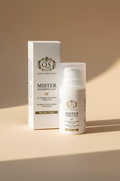Gel barba lenitivo anti irritazione per arrossamenti e pelle stressata