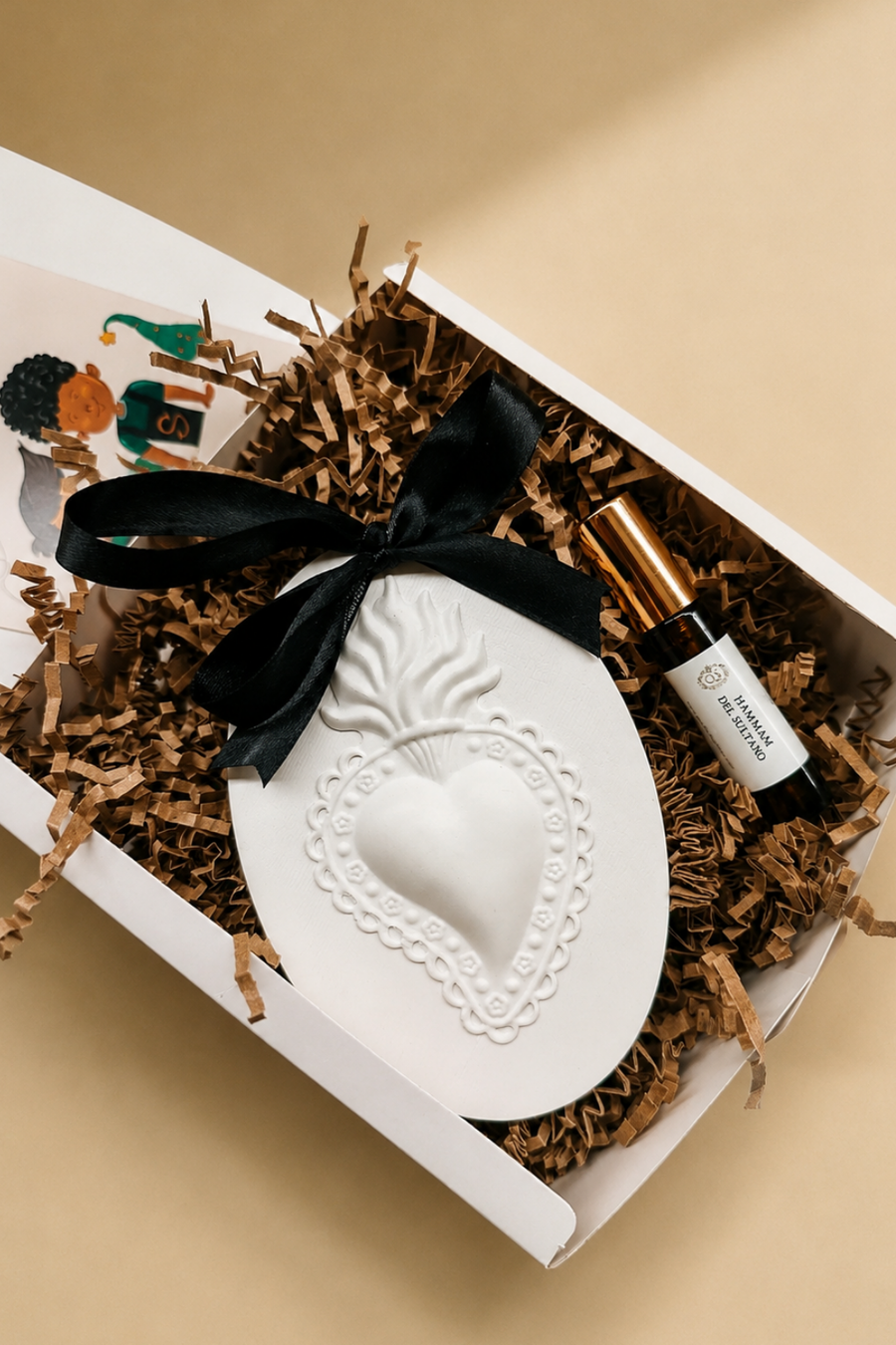 Cuore Sacro  - Profumatore in gesso con fragranza spray