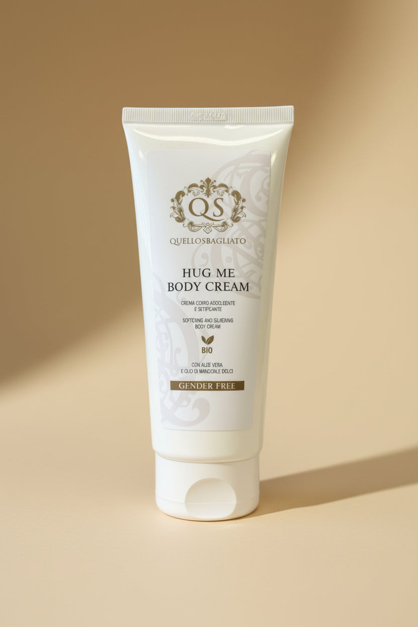 Hug Me Body Cream crema corpo nutriente olio argan burro karité aloe vera biologica made in Italy