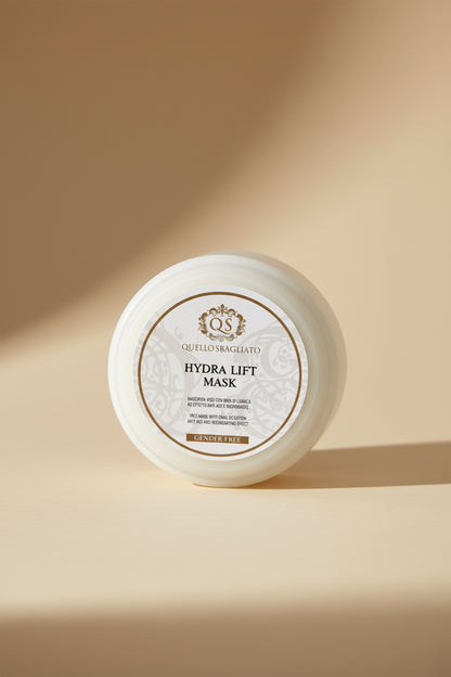 Hydra Lift Mask maschera viso lift bava lumaca biologica anti-rughe made in Italy
