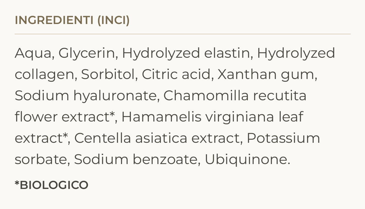 Ingredienti (INCI) di Lift Code – Meso Filler Fiale Viso