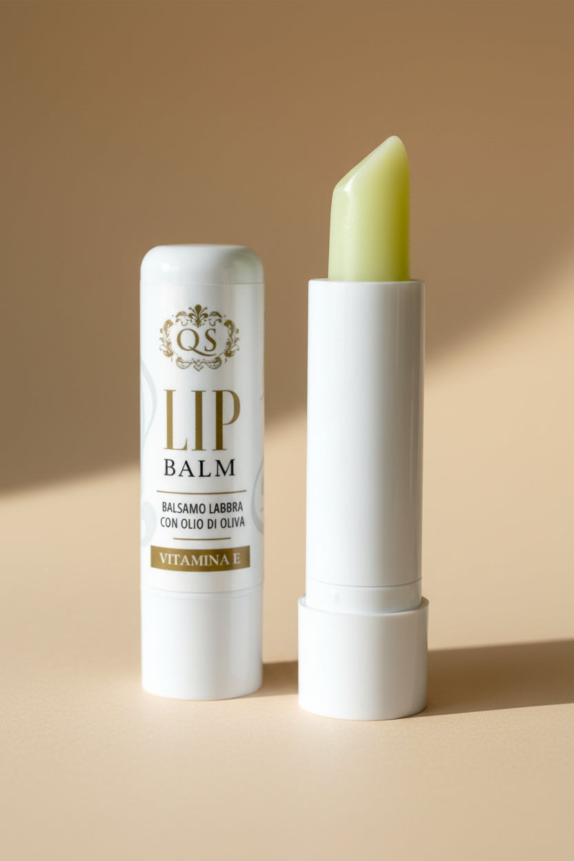 Lip Balm burrocacao naturale olio oliva bio burro cacao vitamina E made in Italy