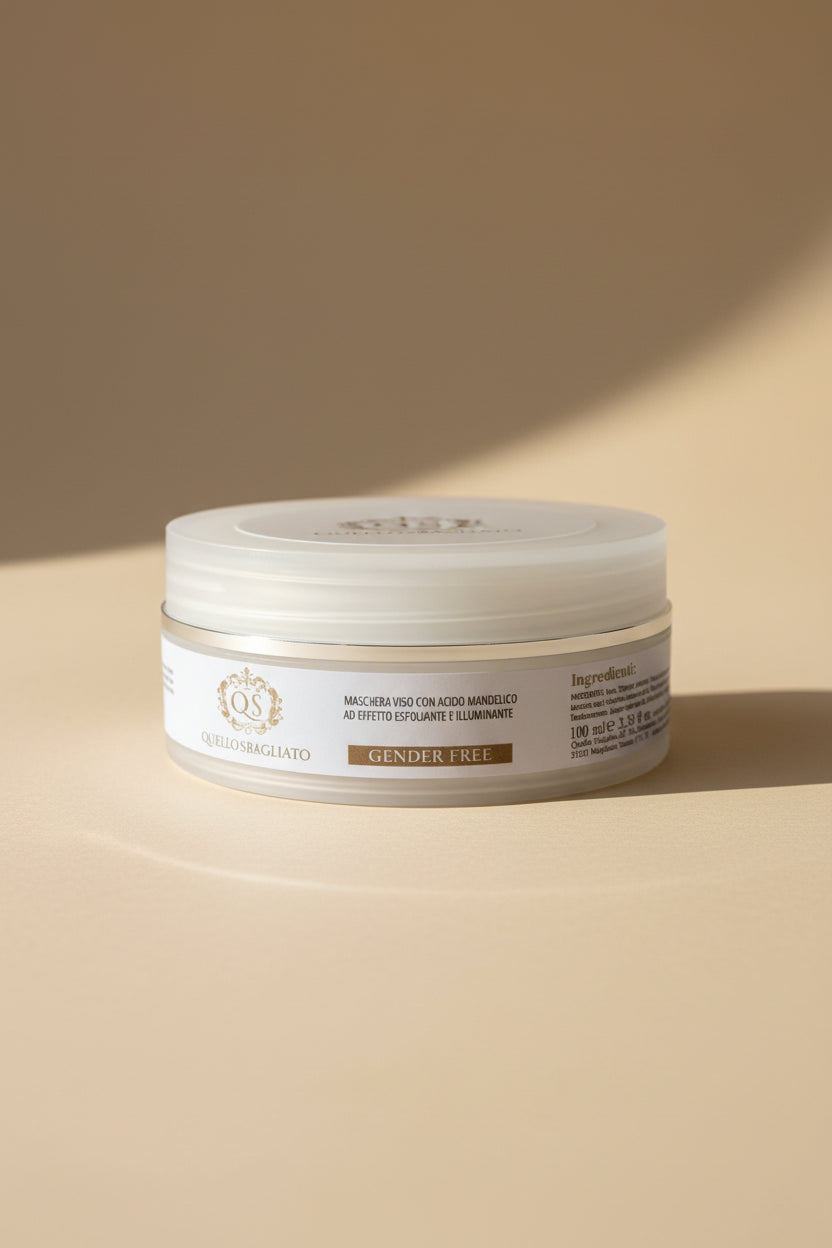 Bright Glow Mask maschera viso illuminante acido mandelico collagene elastina