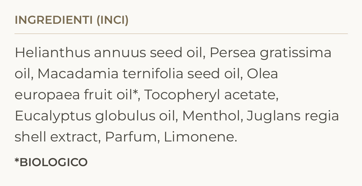 Ingredienti (INCI) di Mister Beard Oil - Olio barba nutriente e ammorbidente