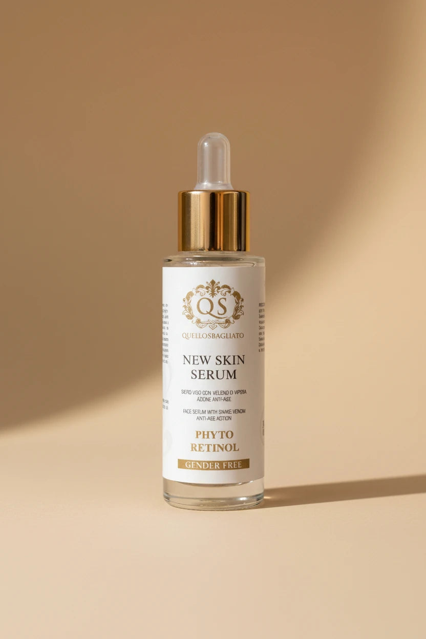 New Skin Serum siero viso anti-age veleno vipera fitoretinolo made in Italy