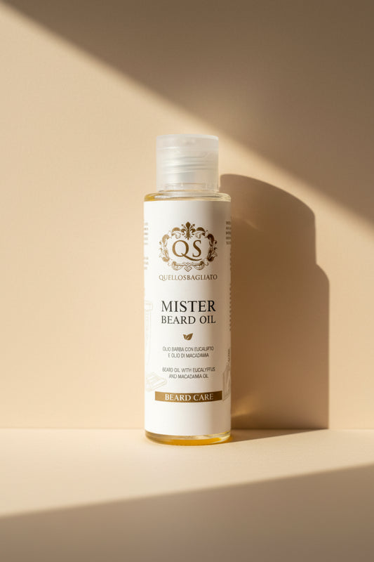 Olio da barba rinforzante e rinfoltente per barba più folta morbida e disciplinata