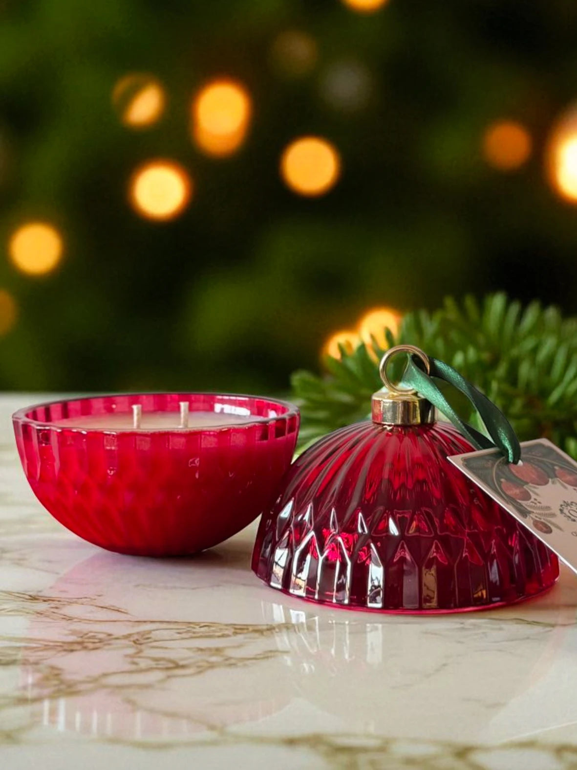 Pallina di Natale - Candela Cometa