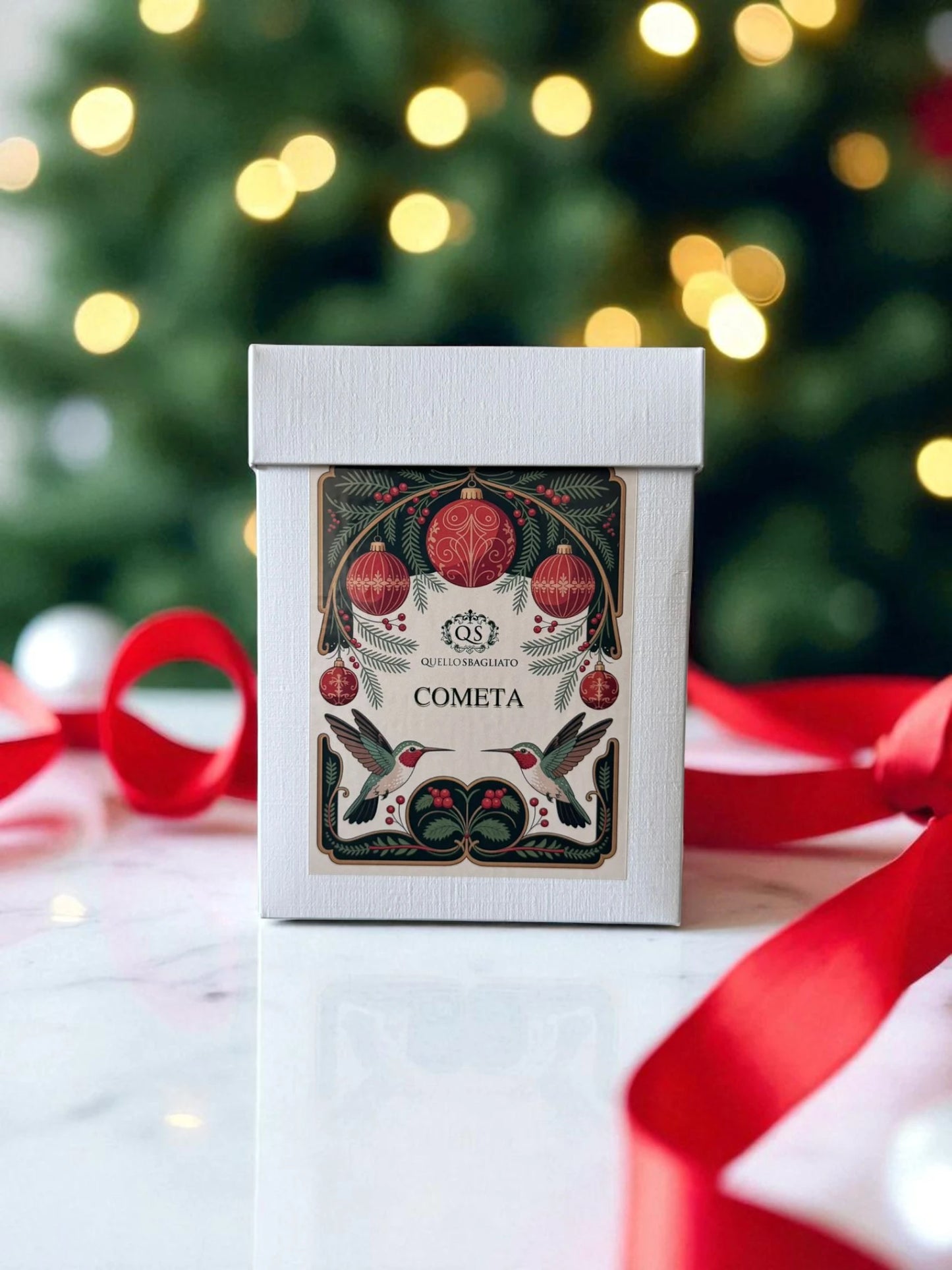 Pallina di Natale - Candela Cometa