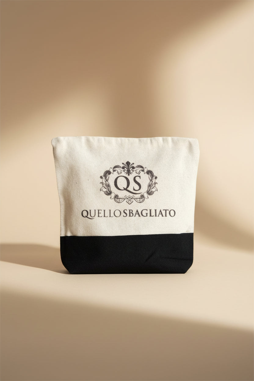 Pochette da viaggio in cotone Quello Sbagliato pratica e leggera