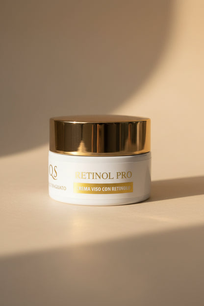 Retinol Pro crema viso notte retinolo puro anti-age made in Italy