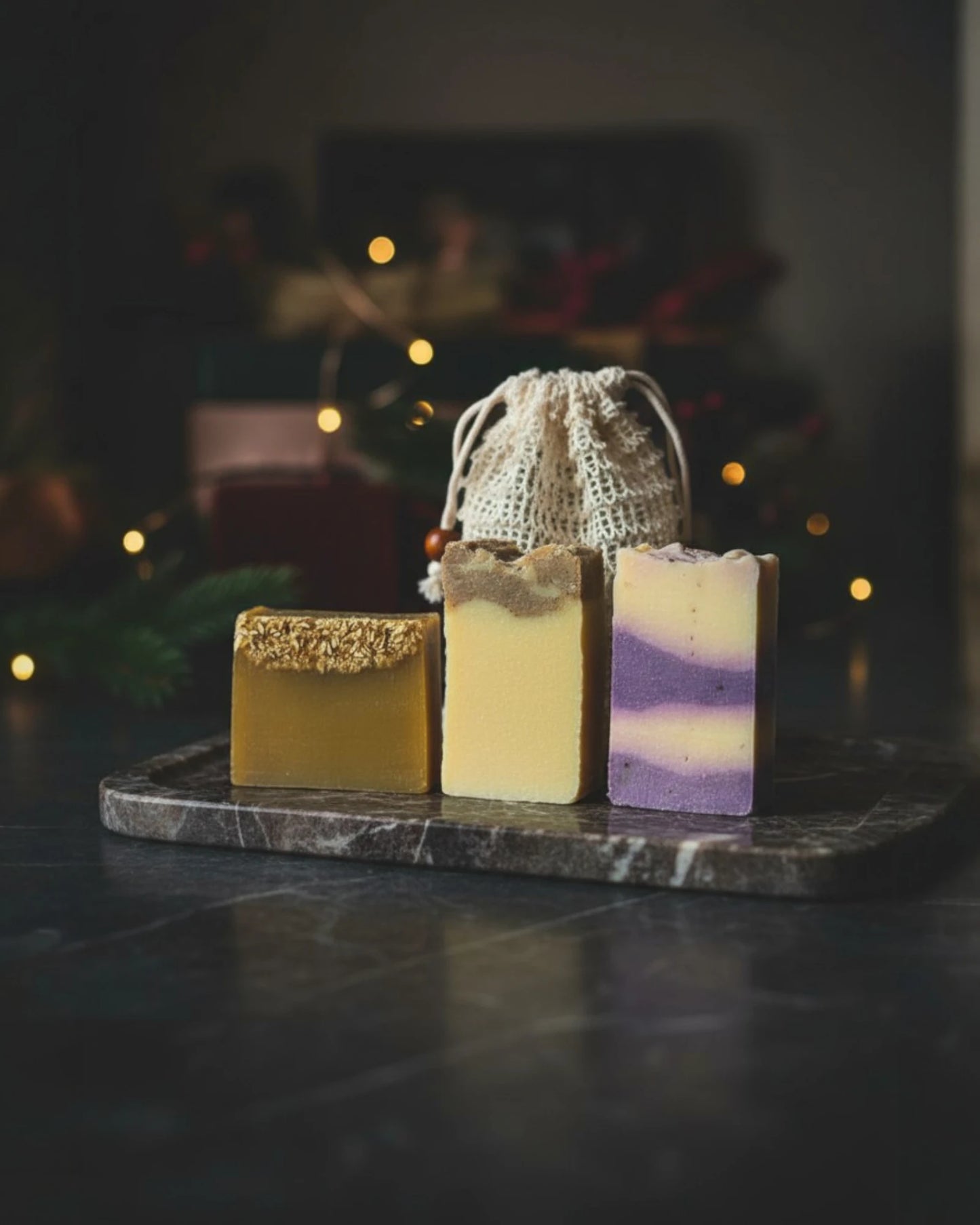 Sapone Artigianale con Sacchetto - Diverse Fragranze