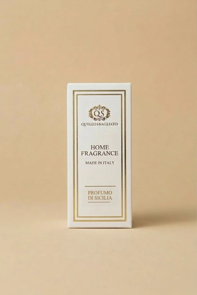 Spray profumo casa artigianale profumo di sicilia dettaglio scatola